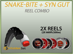 Snake-Bite + Synthetic Gut Reel Combo