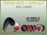 Snake-Bite + Synthetic Gut Reel Combo