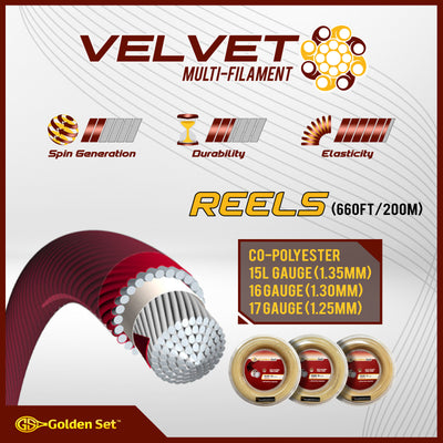 Velvet Reels (360ft/110m)